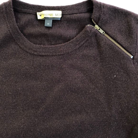 J Crew wool sweater w/ zippers - Picture 2 of 5